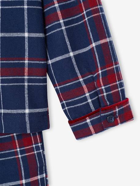 Pyjama mixte flanelle noël capsule famille bordeaux - vertbaudet enfant 