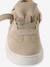 Elasticated leather trainers for children brown - vertbaudet enfant 