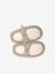 Elasticated Leather Slippers for Babies golden beige - vertbaudet enfant 