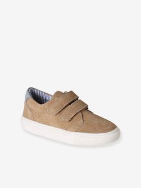 Derbies garçon cuir à scratchs  - vertbaudet enfant