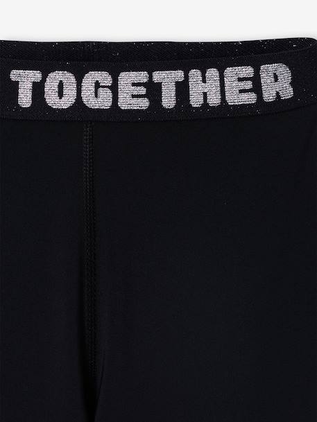 Essential Leggings for Girls anthracite+sage green - vertbaudet enfant 