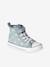 Synthetic high-top trainers for children denim blue - vertbaudet enfant 