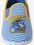 Elasticated Slippers in Canvas for Children striped blue - vertbaudet enfant 