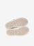 Girls' synthetic trainers with touch 'n' close fastening printed beige - vertbaudet enfant 