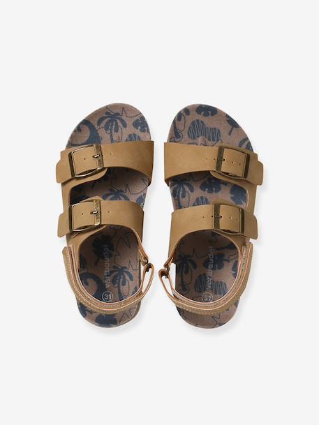 Synthetic Sandals for Boys beige - vertbaudet enfant 