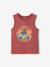 Printed 'California' Tank Top dusky pink+ecru - vertbaudet enfant 