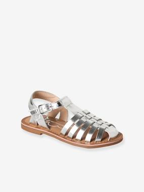 -Sandales enfant cuir fisherman