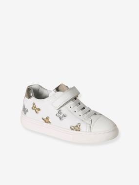 Baskets basse enfant cuir  - vertbaudet enfant