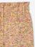 Wide-leg paperbag leopard print trousers for girls beige+chocolate+multicoloured+vanilla - vertbaudet enfant 