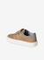 Derbies garçon cuir à scratchs beige+marine+MARRON MOYEN UNI - vertbaudet enfant 