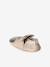 Elasticated Leather Slippers for Babies golden beige - vertbaudet enfant 