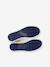 Synthetic trainers with touch 'n' close fastening for children ecru+navy blue - vertbaudet enfant 