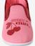 Elasticated Canvas Slippers for Children pale pink+printed pink+rose - vertbaudet enfant 