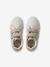 Hook-and-Loop Leather Trainers for Children, Designed for Autonomy ecru+printed white - vertbaudet enfant 