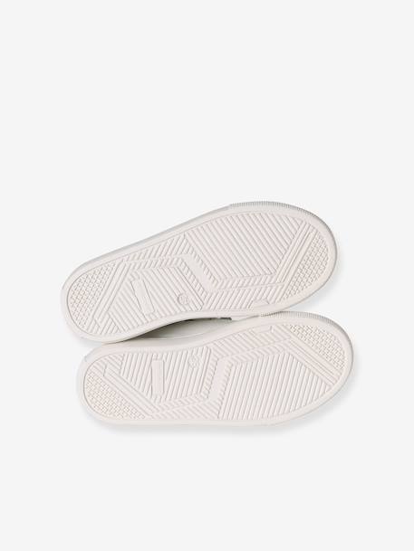 Baskets basse enfant cuir blanc - vertbaudet enfant 