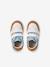 Leather trainers with hook and loop fasteners for babies set blue - vertbaudet enfant 