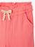 Wide-leg cotton muslin trousers grey green+rose - vertbaudet enfant 