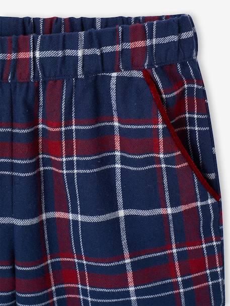 Flannel Pyjamas for Children, Christmas Family Capsule Collection, ENVIE DE FRAISE bordeaux red - vertbaudet enfant 