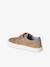 Leather Derby Shoes with Touch Fasteners for Boys beige+navy blue - vertbaudet enfant 