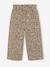 Wide-leg paperbag leopard print trousers for girls beige+chocolate+multicoloured+vanilla - vertbaudet enfant 