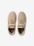 Girls' leather trainers with zip and laces brown - vertbaudet enfant 