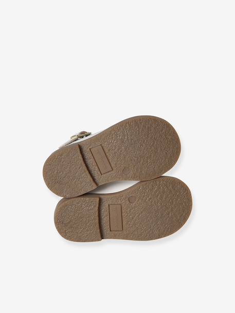 Leather Mary Janes for Babies, Designed for First Steps rosy+white - vertbaudet enfant 