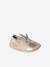 Elasticated Leather Slippers for Babies golden beige - vertbaudet enfant 