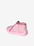 Slippers with Zip, Made in France, for Babies printed pink - vertbaudet enfant 