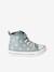 Synthetic high-top trainers for children denim blue - vertbaudet enfant 