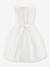 Dress with lace and flowers Happy Girls for girl ecru - vertbaudet enfant 