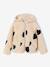Girls' floral pop hooded sherpa jacket ecru+vanilla - vertbaudet enfant 