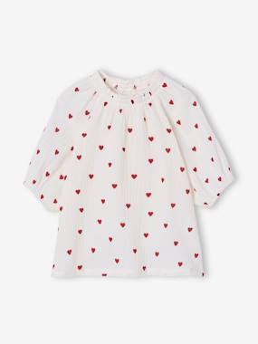 -Blouse fille en gaze de coton