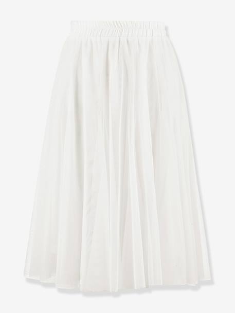 Tulle skirt Happy Girls for girl ecru+navy blue - vertbaudet enfant 