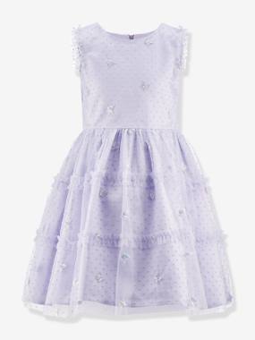 -Happy Girls tulle dress with butterflies for girl