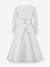 Robe de communion perlée et boléro fille Happy Girls blanc - vertbaudet enfant 