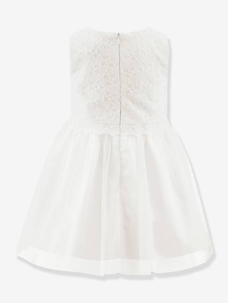 Robe en tulle et dentelle fille Happy Girls écru - vertbaudet enfant 