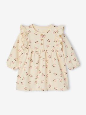 Baby-Dresses & Skirts-Fleece Dress for Baby Girls