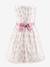 Happy Girls festive floral dress with bow for girl old rose - vertbaudet enfant 
