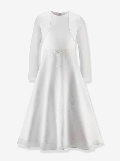 Communion dress with glitter flowers & bolero Happy Girls for girl white - vertbaudet enfant 
