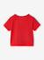 T-Shirt with Fancy Bow for Girls ecru+red+striped blue - vertbaudet enfant 