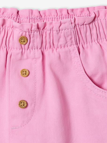 Colourful Shorts, Easy to Put On, for Girls aqua green+coral+mauve - vertbaudet enfant 