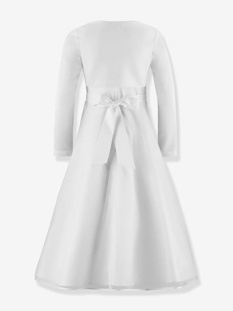 Communion dress with floral embroidery & bolero Happy Girls for girl white - vertbaudet enfant 