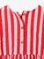 Seersucker Dress for Girls striped red - vertbaudet enfant 