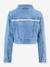Veste en jean fille brodée Happy Girls bleu jean - vertbaudet enfant 