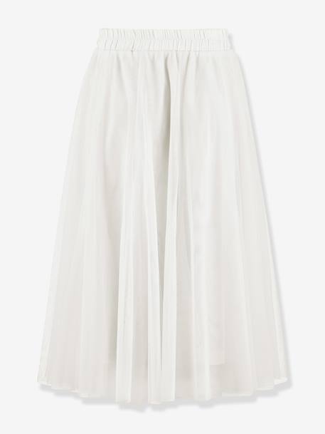 Tulle skirt Happy Girls for girl ecru+navy blue - vertbaudet enfant 
