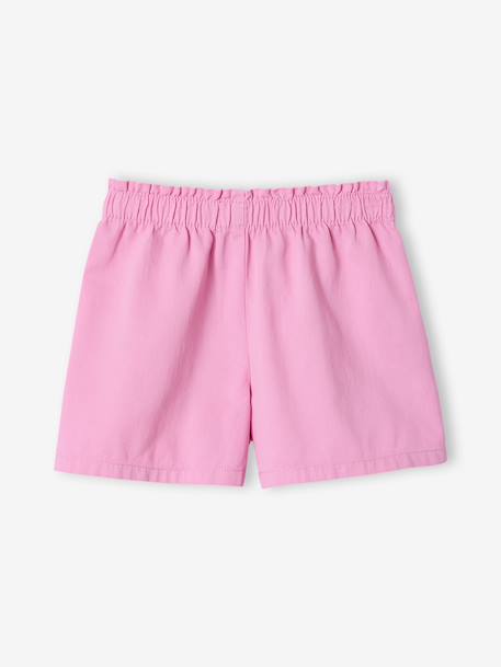 Colourful Shorts, Easy to Put On, for Girls aqua green+coral+mauve - vertbaudet enfant 