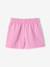 Colourful Shorts, Easy to Put On, for Girls aqua green+coral+mauve - vertbaudet enfant 