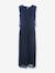 Jumpsuit with lace top Happy Girls for girl ecru+navy blue - vertbaudet enfant 