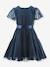 Plumetis dress Happy Girls for girl navy blue - vertbaudet enfant 