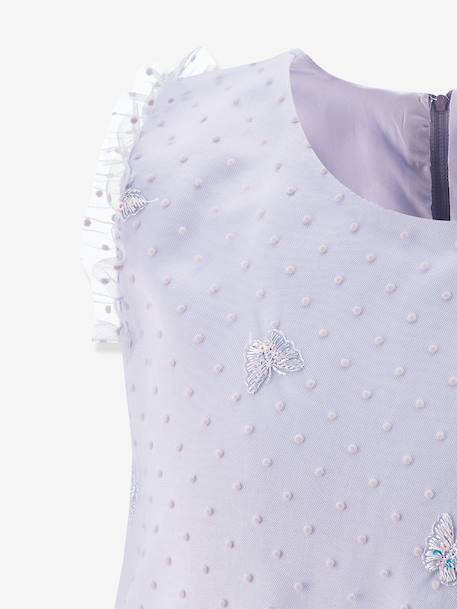 Robe en tulle à papillons fille Happy Girls bois de rose - vertbaudet enfant 